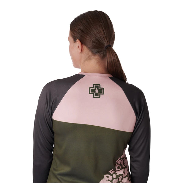 Muc-off Riders Womens Long Sleeve Jersey Leopard